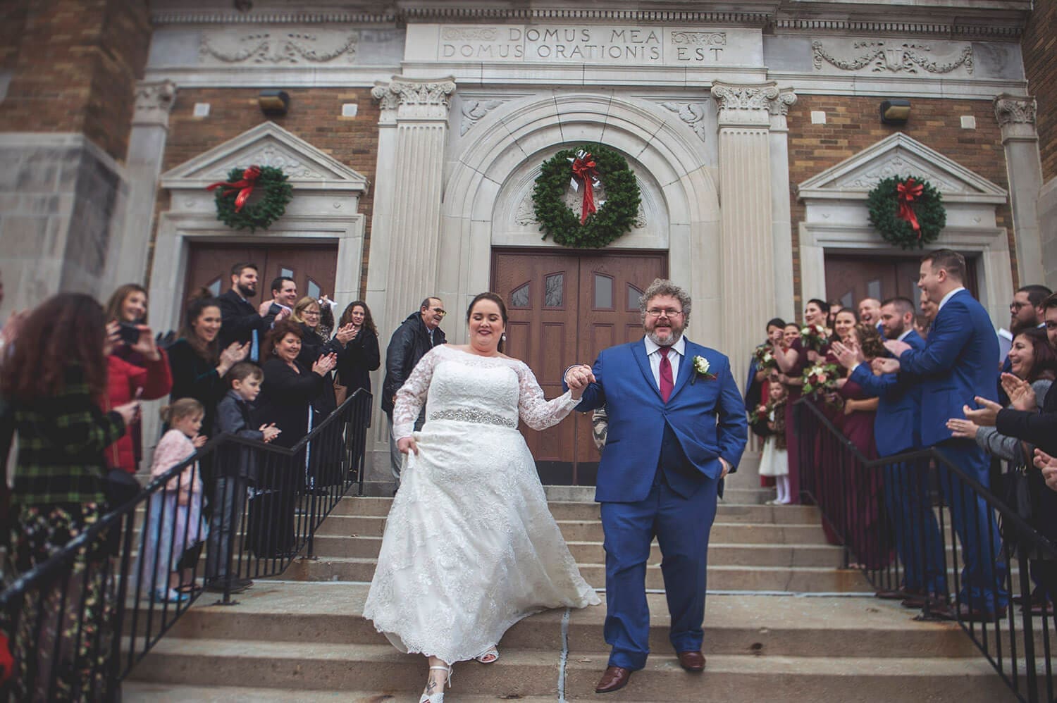 Wedding ceremony in December