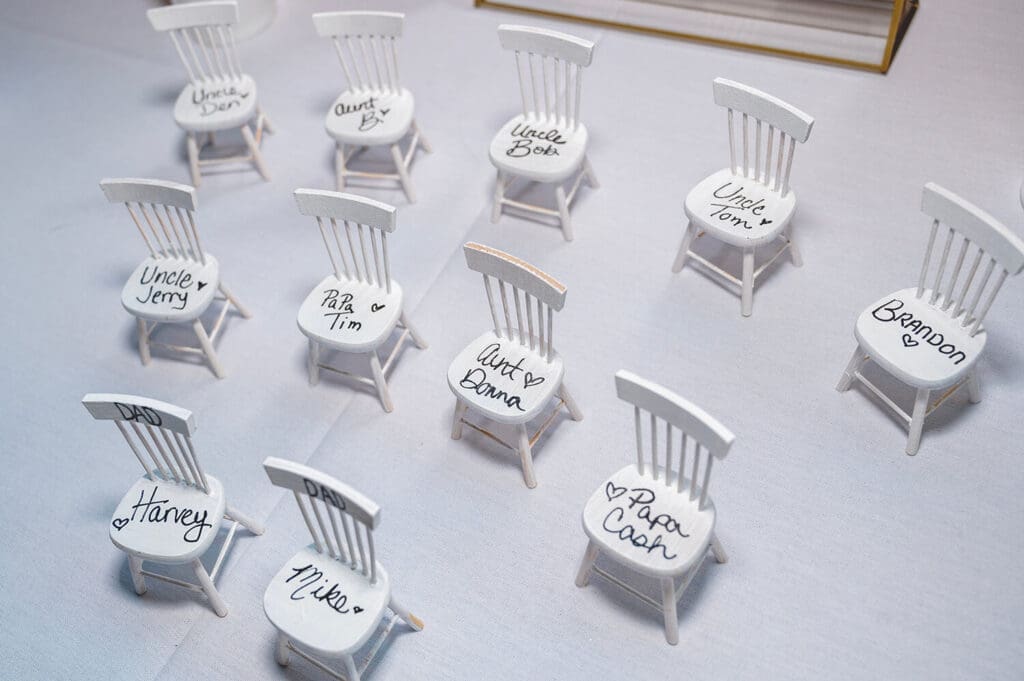 Memorial Table idea at Embassy Suites of Rockford