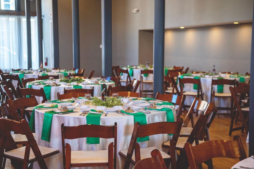 Wedding reception layout
